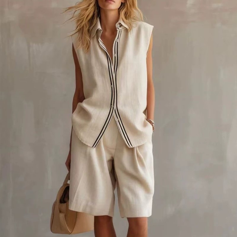 Sommermode: Zweiteiliges Set a – Linen Shirt Breathable Bewertung und Preis