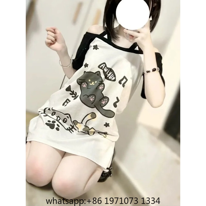 Japanische Patchwork Damen Off – Tee Graphic Print Bewertung und Preis
