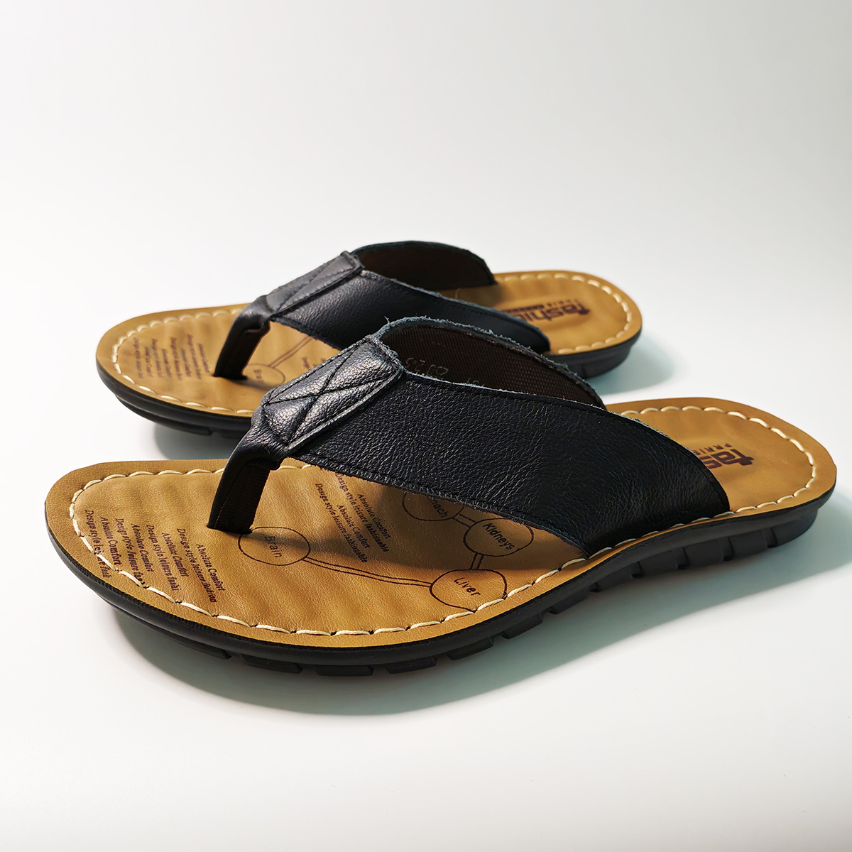 Sommerschuhe Herren-Hausschuhe – Flip Flop Leather Men Bewertung und Preis