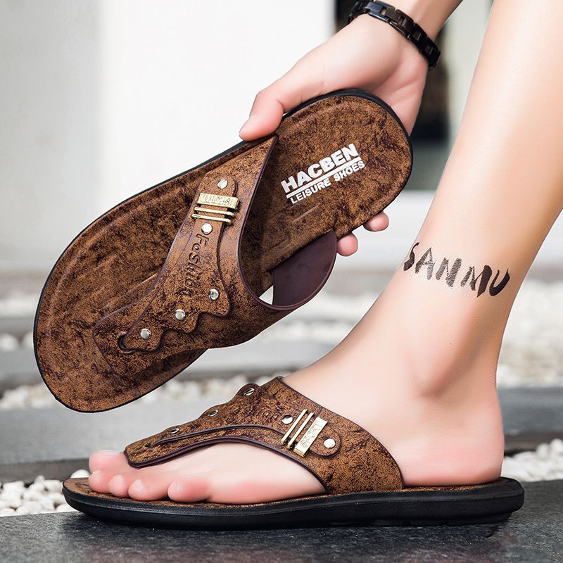 2026 Neue Herren-Flip-Flops au – Flip Flop Leather Men Bewertung und Preis